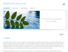 Tablet Screenshot of meditacionparasanar.org